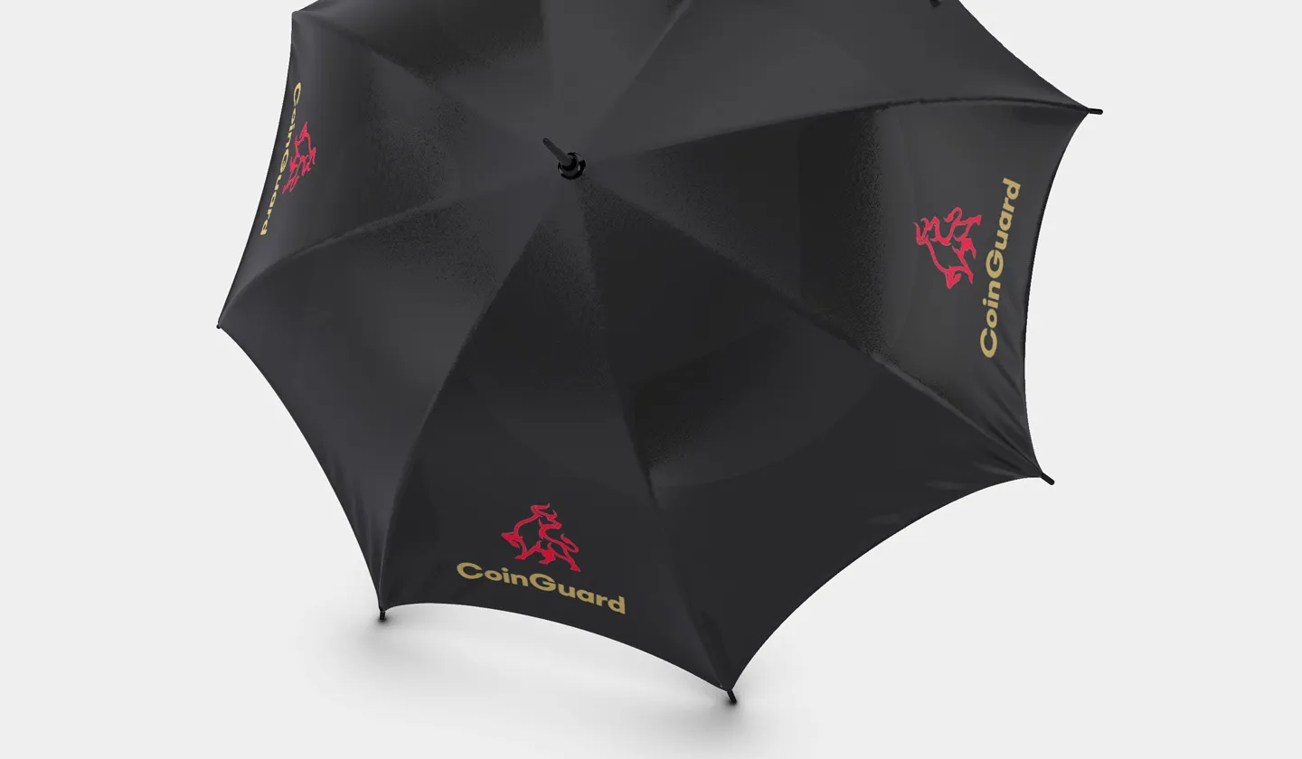 coinguard umbrella mockup