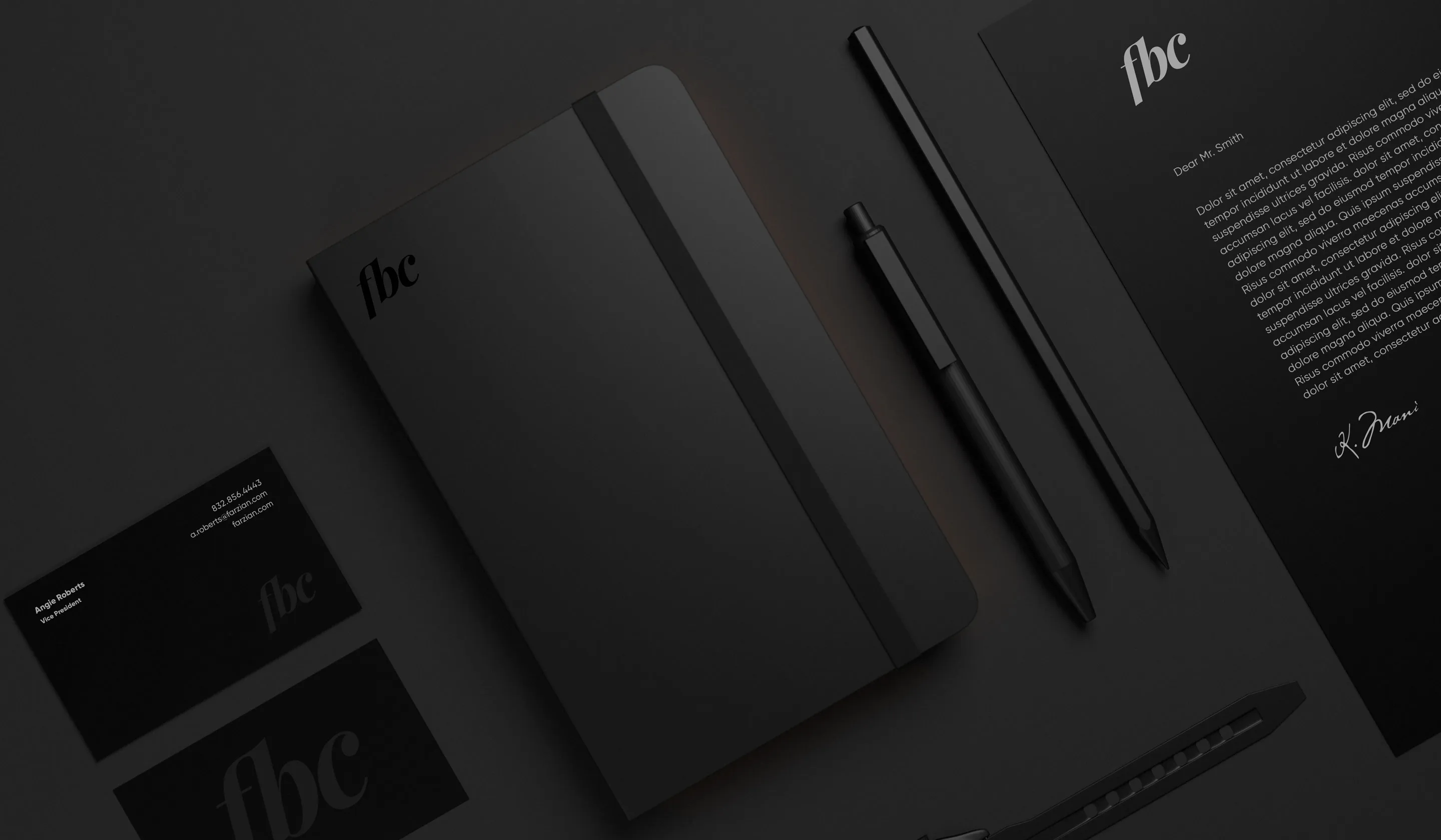 stationary mockup