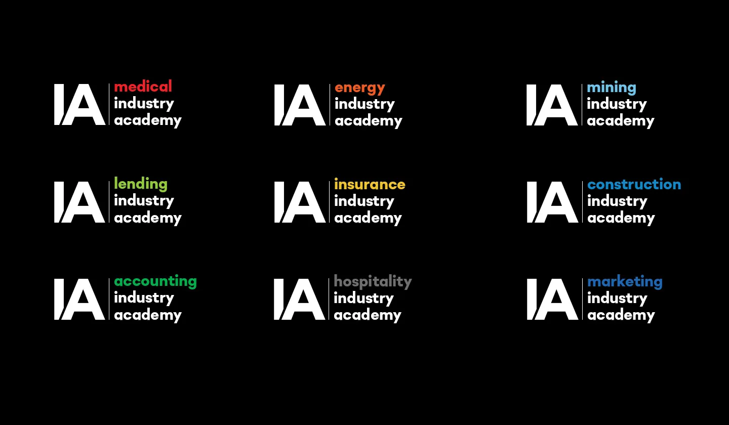 Industry Academy all logos