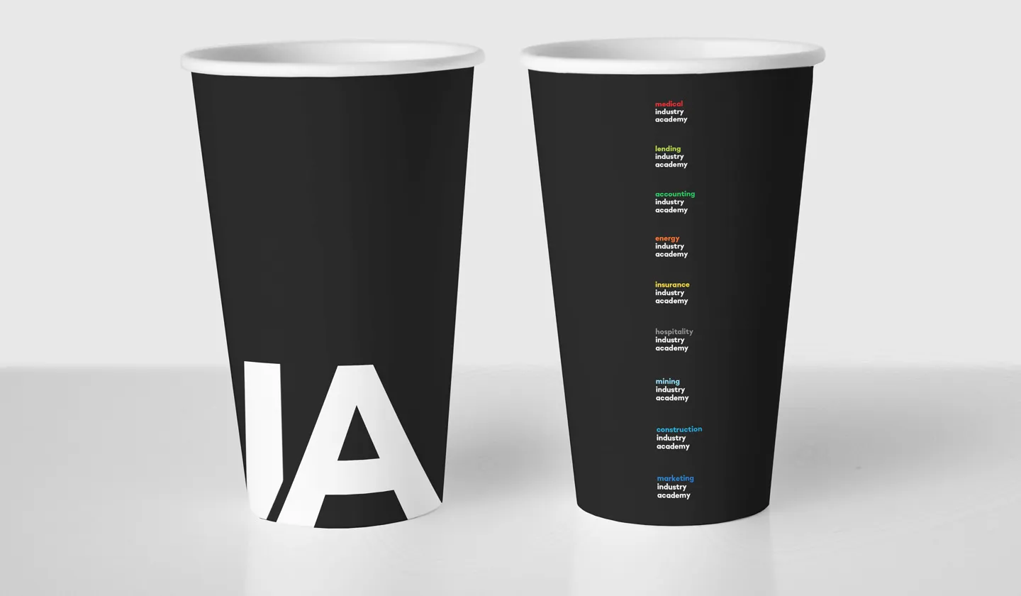 industry academy coffee mockup
