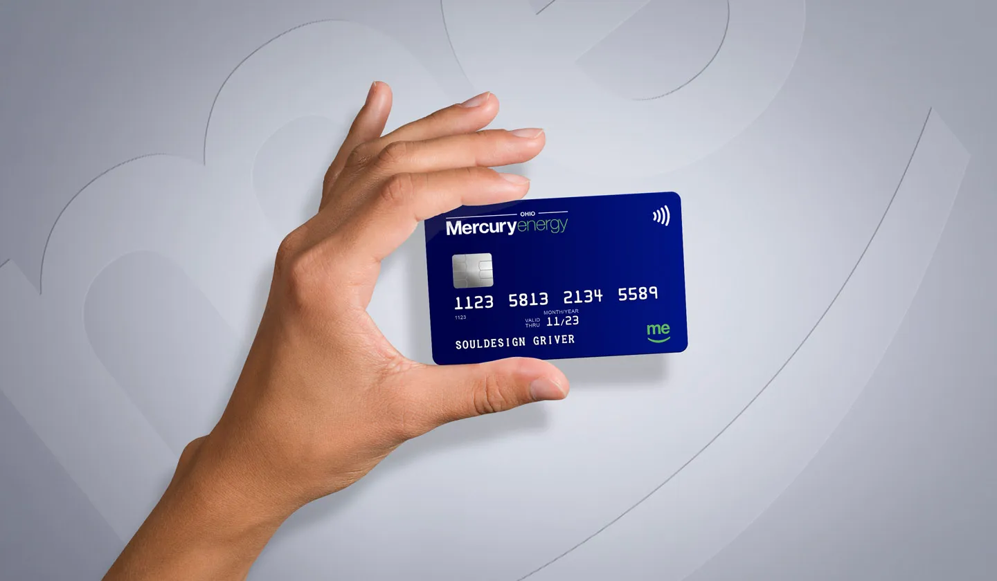mercury energy credit card mockup