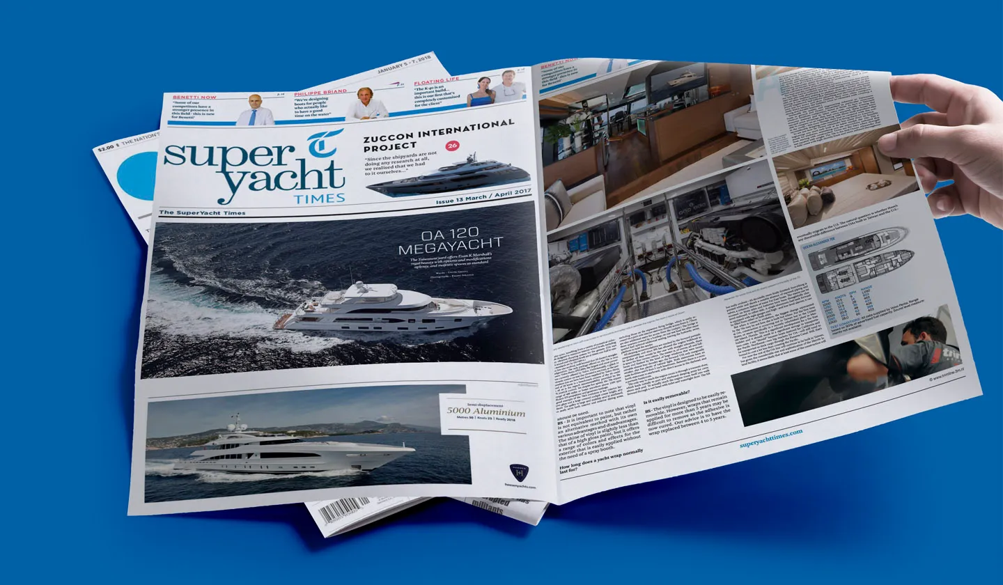 OA newspaper mockup