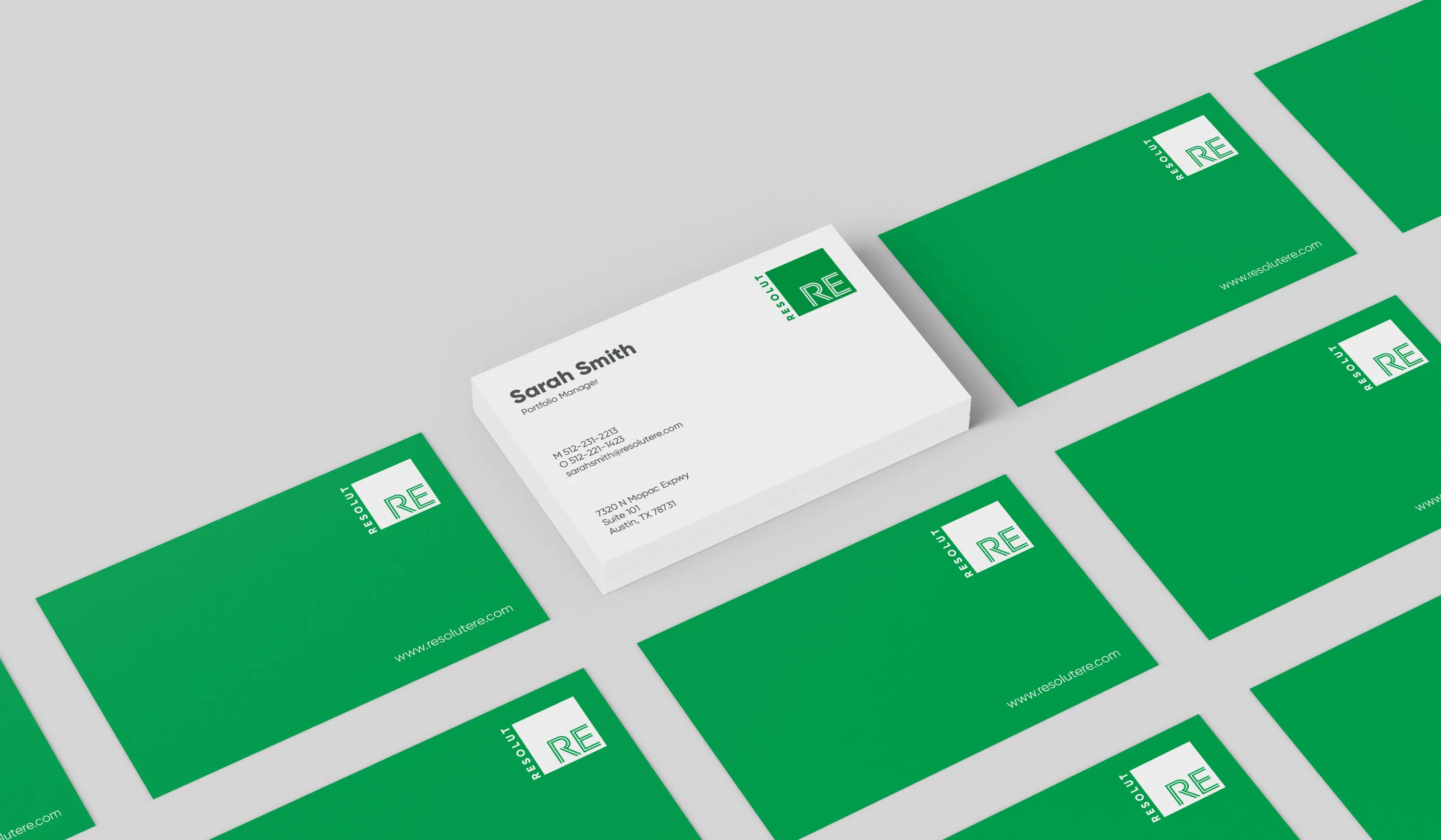 resolute business cards