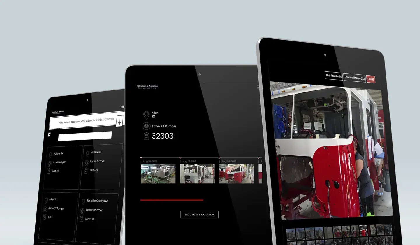 Siddons Martin iPad In production
