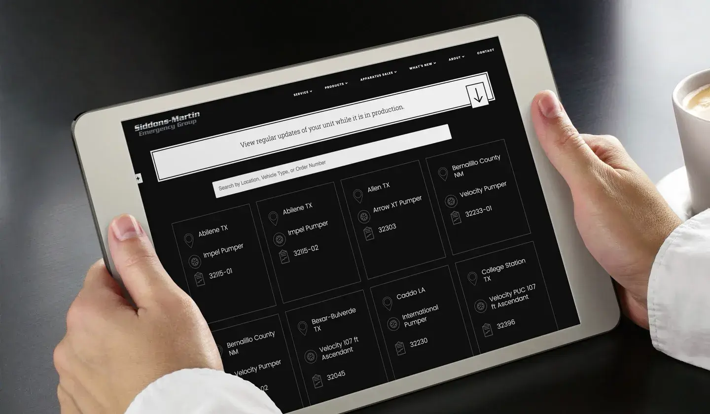 Siddons Martin iPad In production