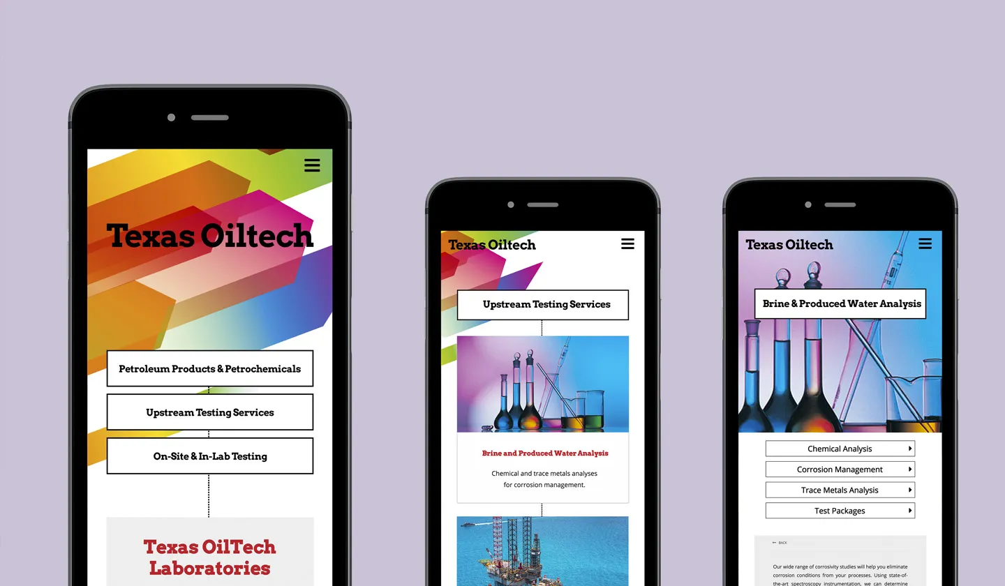 texas oiltech iphone mockups
