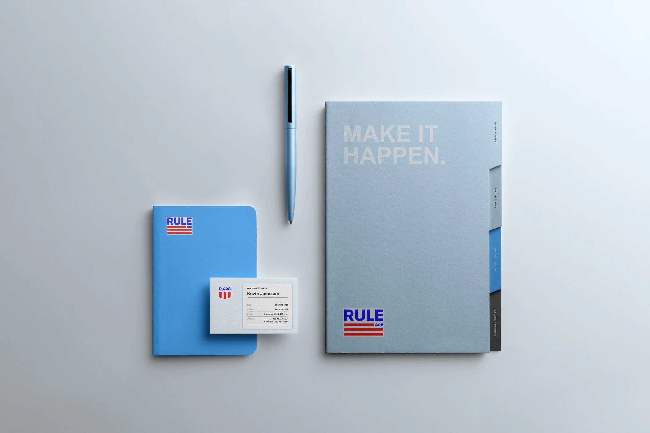 rule408 branding mockup